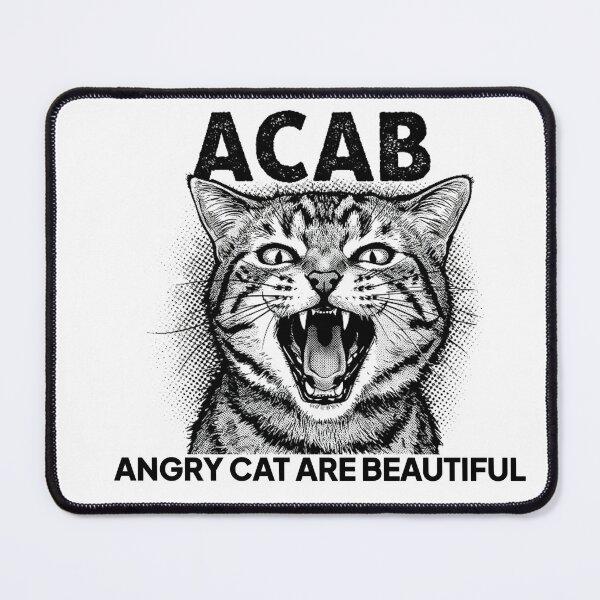 Item preview, ACAB: Angry Cat Are Beautiful 3.0 designed and sold by anuggra.