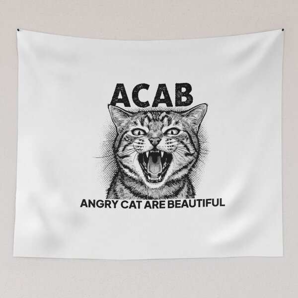 Item preview, ACAB: Angry Cat Are Beautiful 3.0 designed and sold by anuggra.