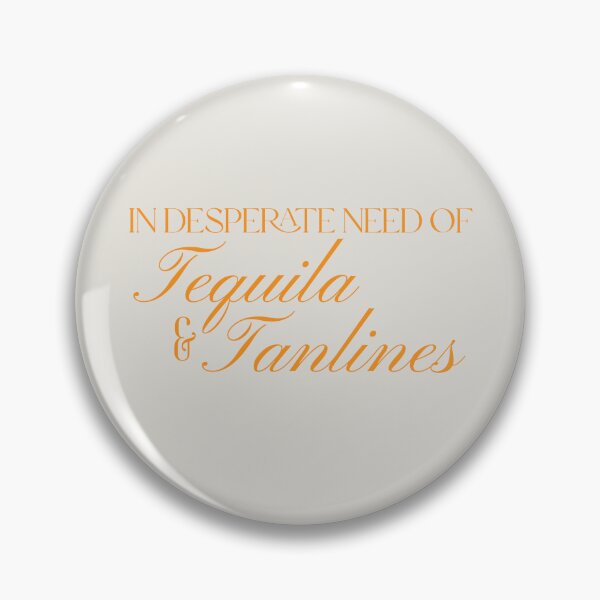 Item preview, In Desperate Need of Tequila and Tanlines – Aesthetic Summer Serif Design designed and sold by Stickers by @molllyclare.