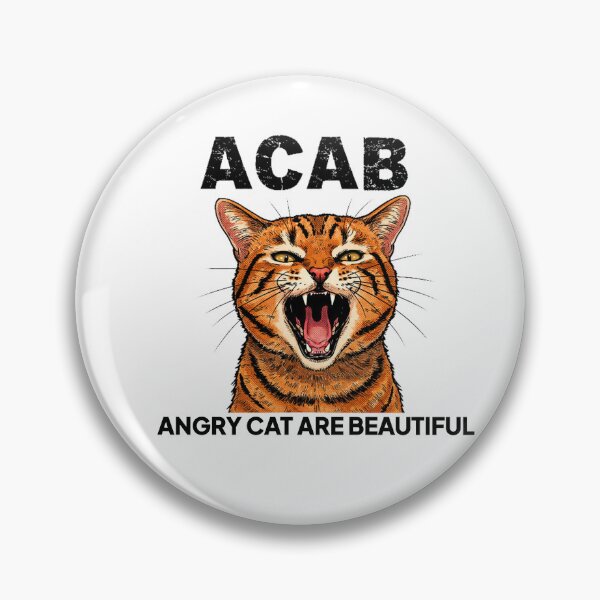 Item preview, ACAB: Angry Cat Are Beautiful 2.0 designed and sold by anuggra.