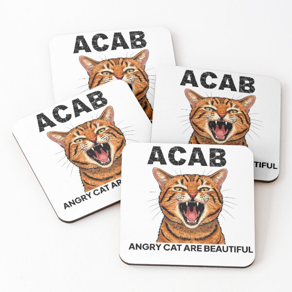 Item preview, ACAB: Angry Cat Are Beautiful 2.0 designed and sold by anuggra.
