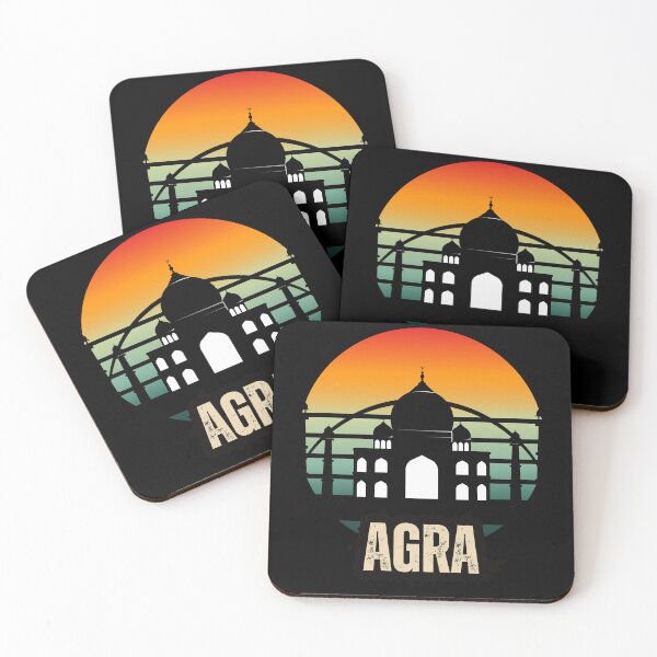 Item preview, Agra Landmark Silhouette at Sunset designed and sold by ZiaZZ.