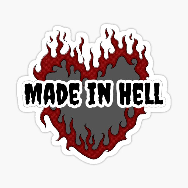 Artikel-Vorschau von Hergestellt in der Hölle, designt und verkauft von TheQuirkyCrypt.