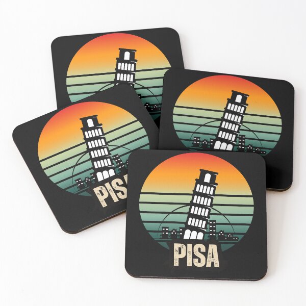 Item preview, Pisa Tower Silhouette at Sunset designed and sold by ZiaZZ.