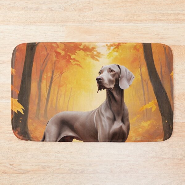 Item preview, Weimaraner Dog In Autumn designed and sold by ChaosReigns91.