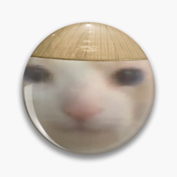 Item preview, Straw Hat Cat Meme designed and sold by CatDealer.