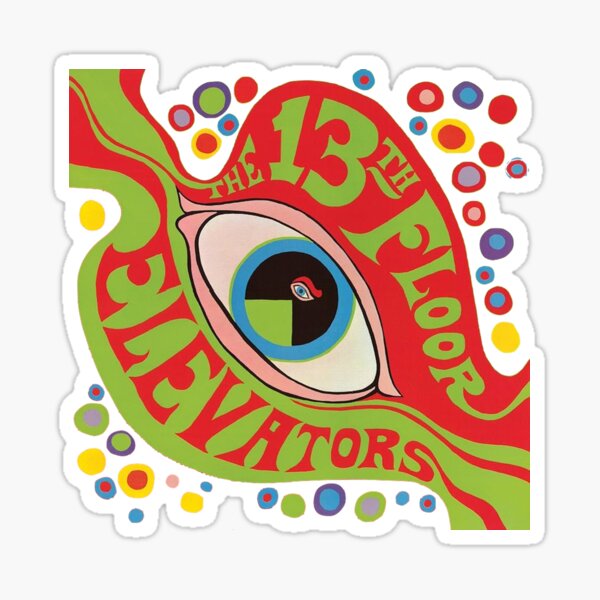 Artikel-Vorschau von Die psychedelischen Klänge der Aufzüge im 13. Stock, designt und verkauft von Saving Grace Records.