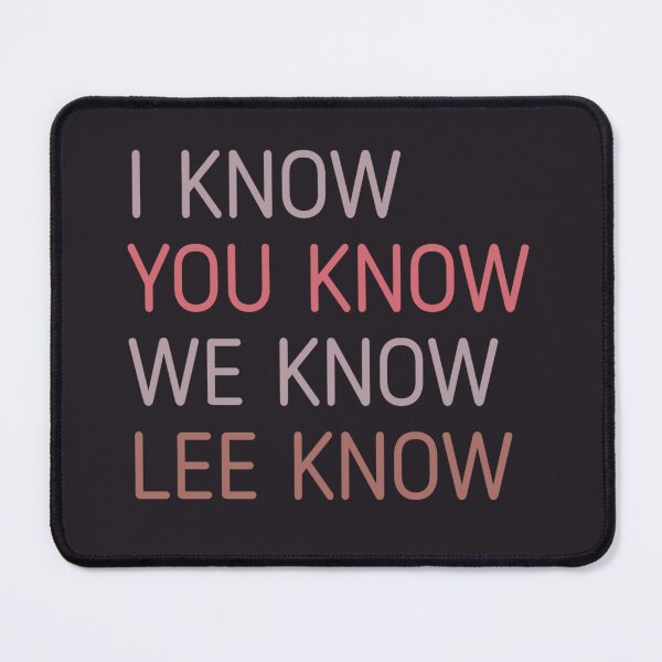 Item preview, I Know You Know We Know Lee Know Pastel designed and sold by Hyunnibear.