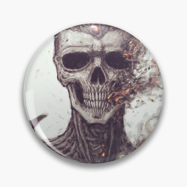 Item preview, Flame skull designed and sold by Qeyra.