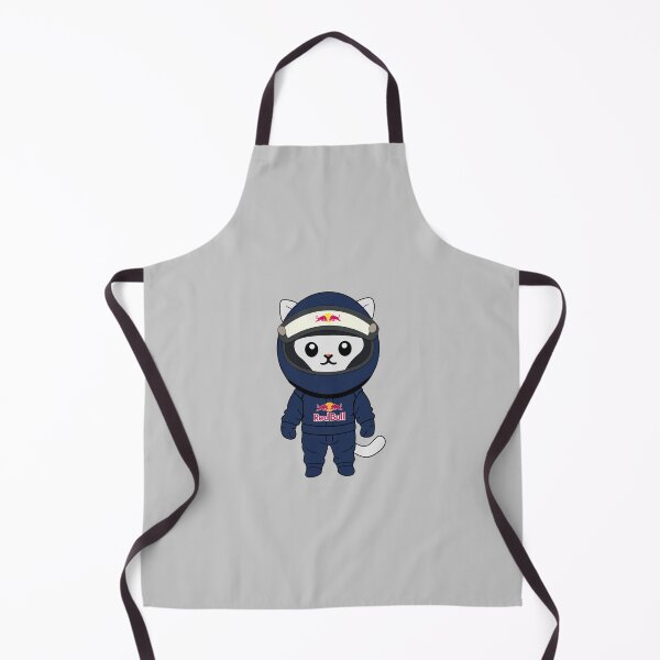 Item preview, White Red Bull Driver Cat designed and sold by Gemini-SA.