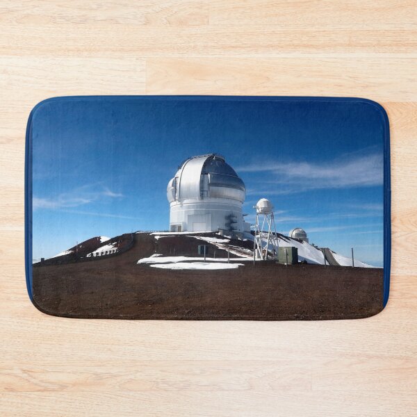 Item preview, Snow-Dusted Site with Observatory Dome on Mauna Kea under Blue Sky designed and sold by Maryna Gumenyuk.
