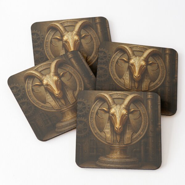 Item preview, Khnum of Steam, Deity of metal and gear. designed and sold by VidyoeDesigns67.