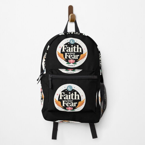 Item preview, Christian Apparel Easter Joy –Faith Over Fear – Overcome with Faith – 2 Timothy 1:7 | Bold Christian Inspiration Art designed and sold by ebocraft.