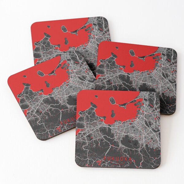 Item preview, Fukuoka City Map of Japan - Oriental designed and sold by deMAP.