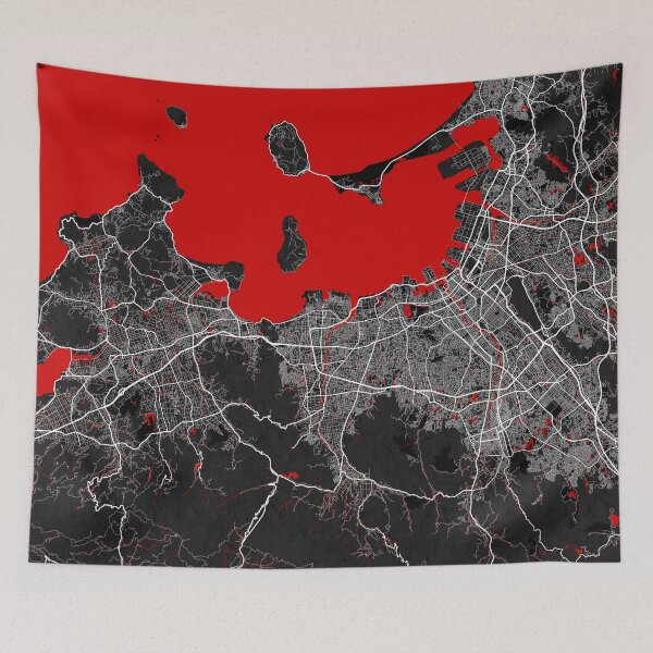 Item preview, Fukuoka City Map of Japan - Oriental designed and sold by deMAP.