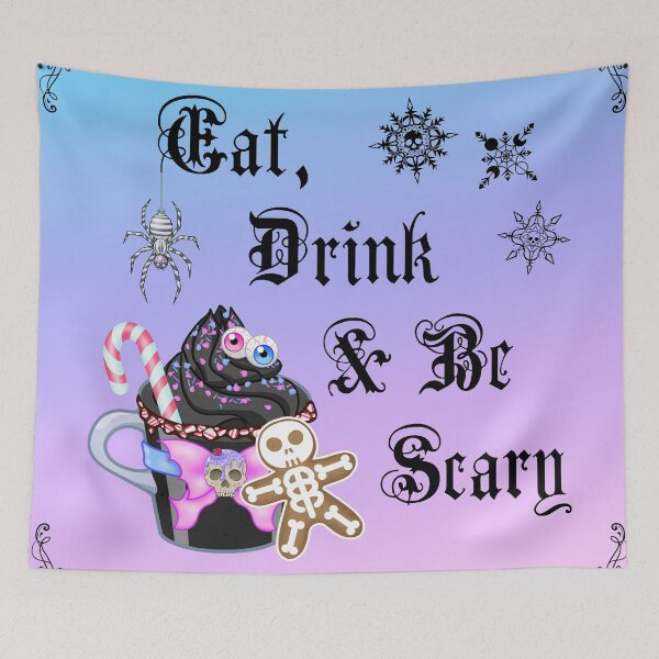 Item preview, Eat, Drink & Be Scary (Hexmas) (2) designed and sold by Miss Lunaria.