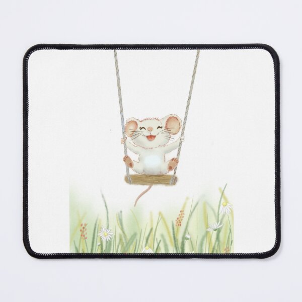 Item preview, cute happy mouse designed and sold by DESAMI ART by Irina Kay.