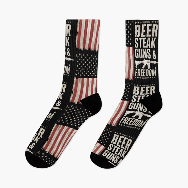 Item preview, Beer Steak Guns And Freedom designed and sold by PlanetMarker.