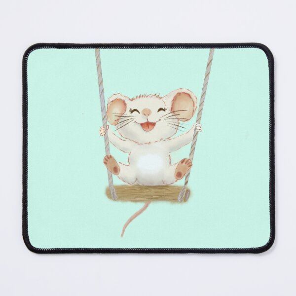 Item preview, cute happy mouse designed and sold by DESAMI ART by Irina Kay.