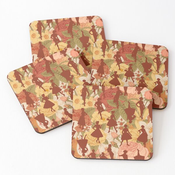 Item preview, mid century 1950s vintage silhouette women floral designed and sold by Gossip Rag.