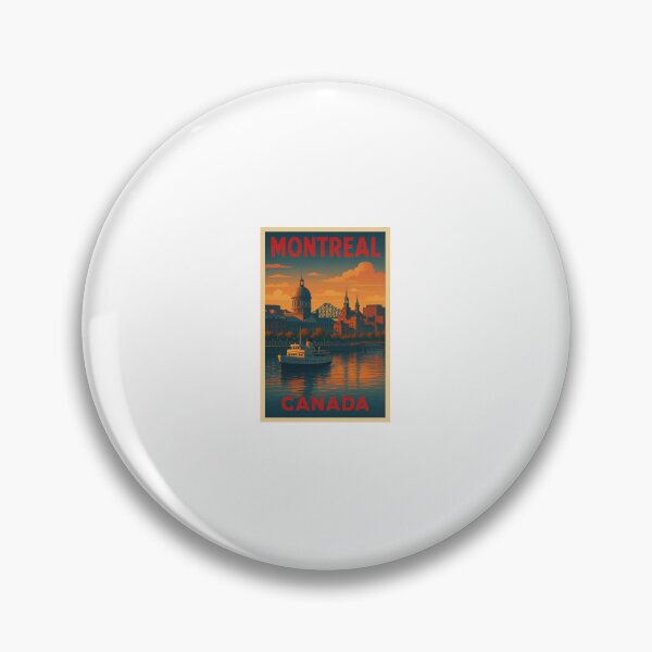 Item preview, Montreal Travel Poster - Waterfront designed and sold by trqffic.