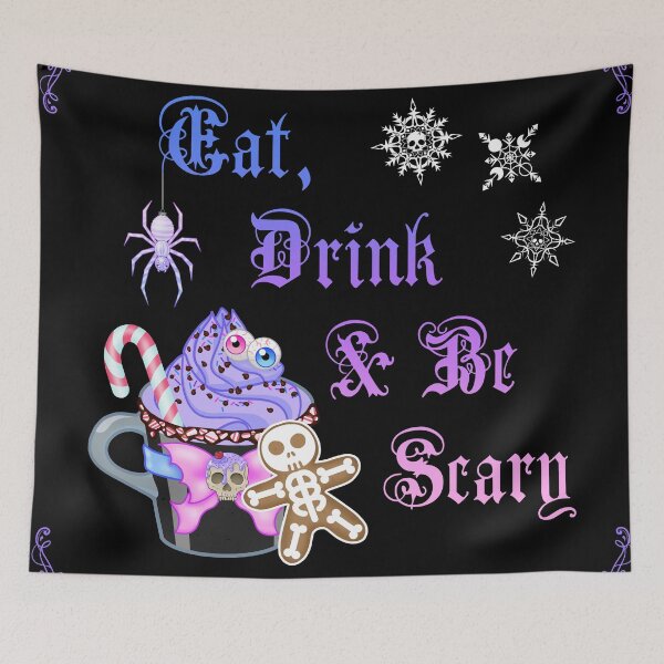 Item preview, Eat, Drink & Be Scary (Hexmas) (3) designed and sold by Miss Lunaria.
