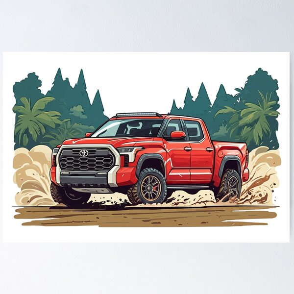 Item preview, tundra red Off-Road Beast designed and sold by TheStreetREV.