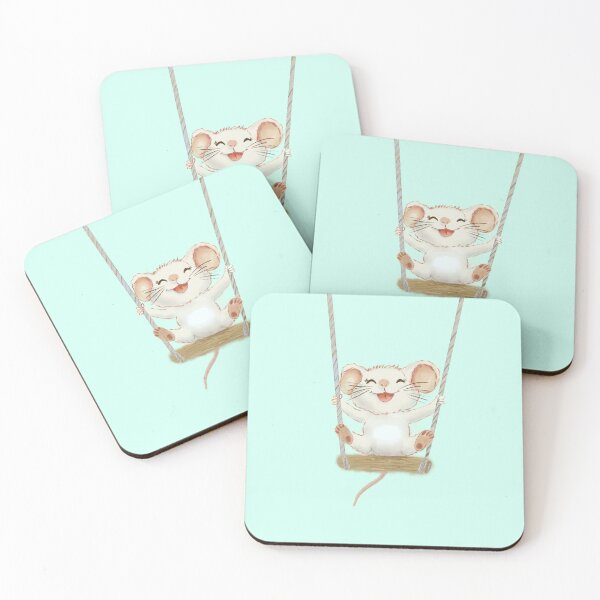 Item preview, cute happy mouse designed and sold by DESAMI ART by Irina Kay.
