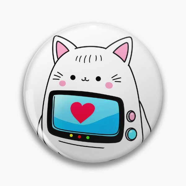 Item preview, Mochi the Computer Cat designed and sold by PiggyWonka.