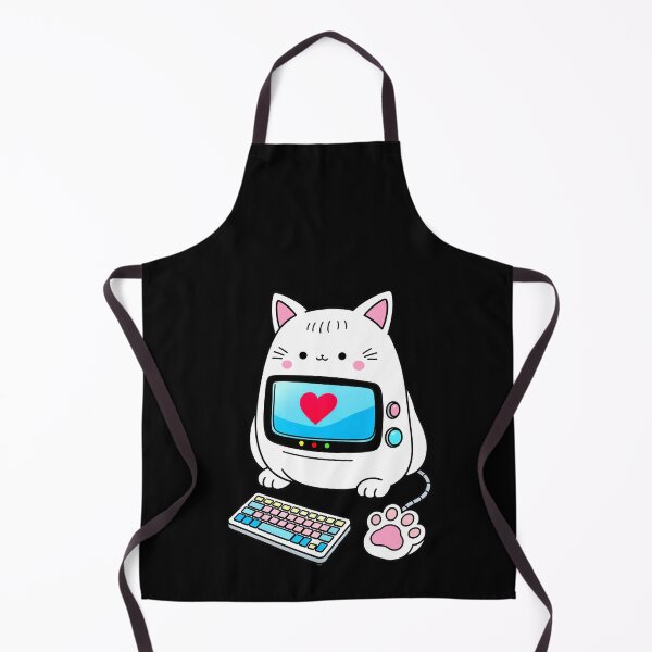 Item preview, Mochi the Computer Cat designed and sold by PiggyWonka.