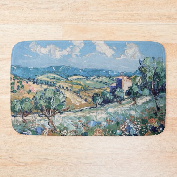Item preview, Sunlit Van Gogh-Inspired French Countryside | Post-Impressionist Landscape designed and sold by CARRAANN.