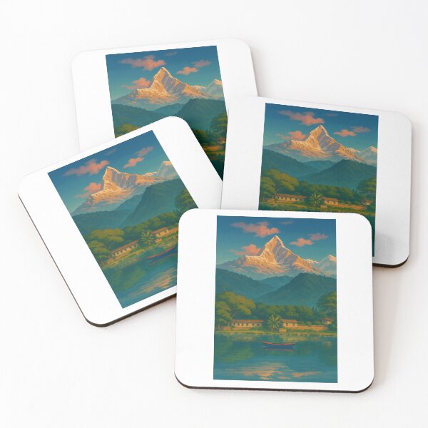 Item preview, Pokhara Fewa Machhapuchre Fishtail Gift for Nepalese Nepali Nepal designed and sold by yatridesign.