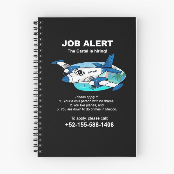 Item preview, Mexican Cartel is hiring - funny joke Cartel job advert designed and sold by messy-nessie.