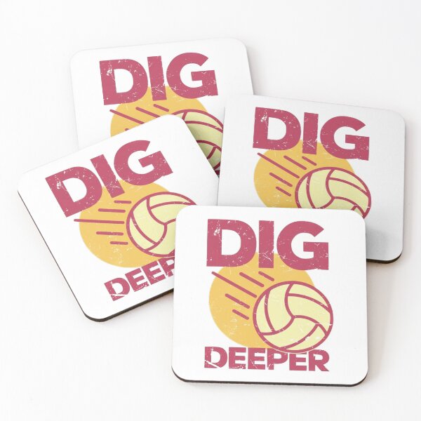 Item preview, Dig Deeper - Volleyball Lover designed and sold by SkeletonsDanger.