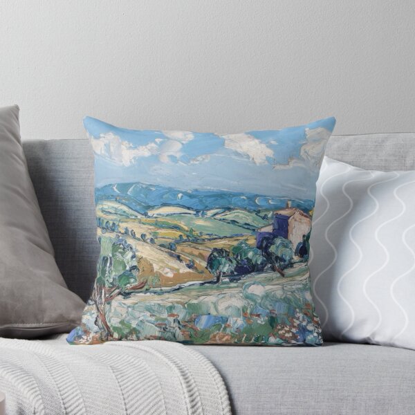 Item preview, Tuscan Hillside View | Bold Impressionist Landscape with Olive Trees designed and sold by CARRAANN.