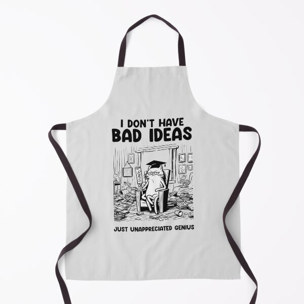 Item preview, Unappreciated Genius – Funny Cat Office Humor | Witty Intellectual designed and sold by Cree8if.
