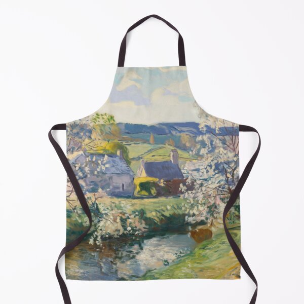 Item preview, Springtime Bloom by the Water | French Countryside Landscape Painting designed and sold by CARRAANN.
