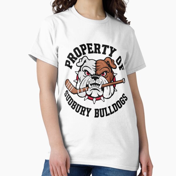 Item preview, Property of Sudbury bulldogs Jersey hockey lovers - strong bulldog  designed and sold by SkeletonsDanger.