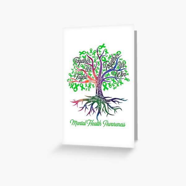 Artikel-Vorschau von Tree Ribbons Bewusstsein für psychische Gesundheit Gemeinsam kämpfen wir Gemeinsam gewinnen wir, designt und verkauft von LauraArt2407.