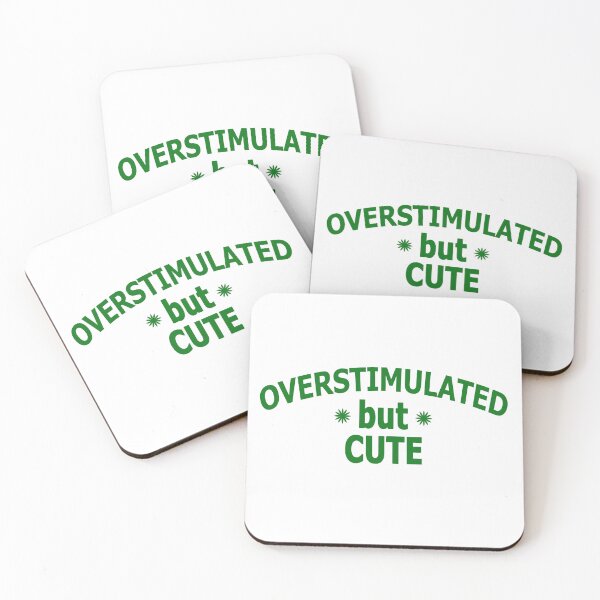 Item preview, Overstimulated but Cute – Kawaii Core Tee for Introverts designed and sold by TrendyTeeCenter.