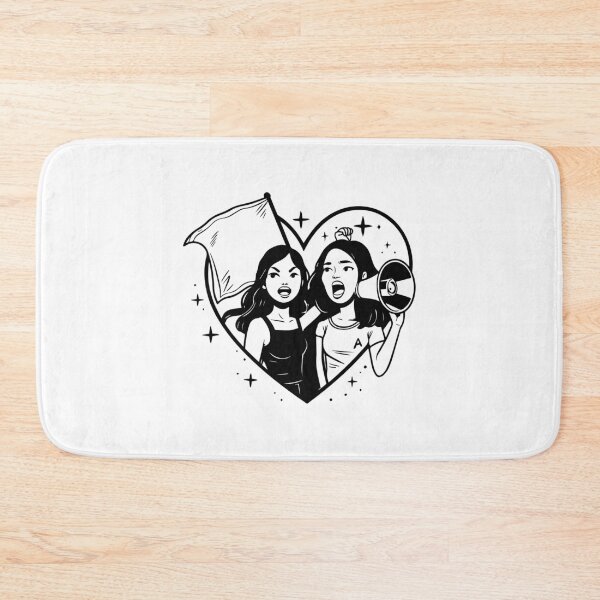 Item preview, Girls protesting sticker designed and sold by megudesignart.