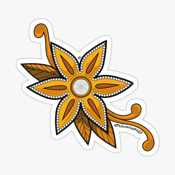 Item preview, Golden flower with diamonds designed and sold by PlushiSketch.