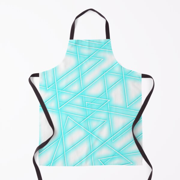 Item preview, Blue Neon Triangles – Geometric Light Design designed and sold by Sajiikanaan.