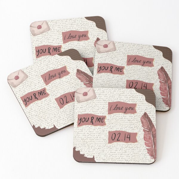 Item preview, Vintage Love Notes – Feather & Sticky Notes Design designed and sold by Sajiikanaan.