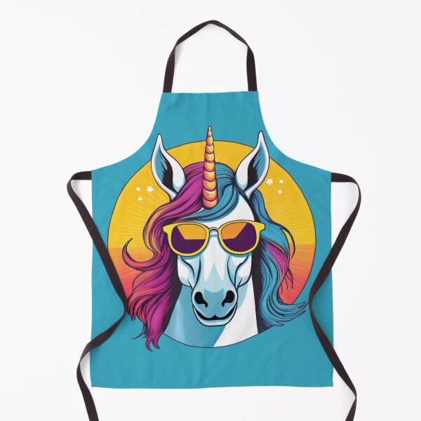 Item preview, Unicorn with Sunglasses Summer Vibes Funny Brat Summer Hot Girl Summer Magic Stars Pink Blue Orange designed and sold by SteamParliament.