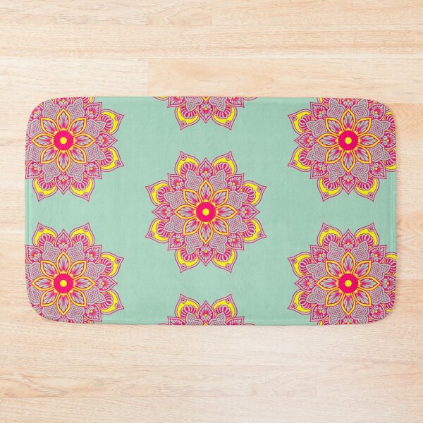 Item preview, Pink and yellow mandala. designed and sold by Artelligentt.