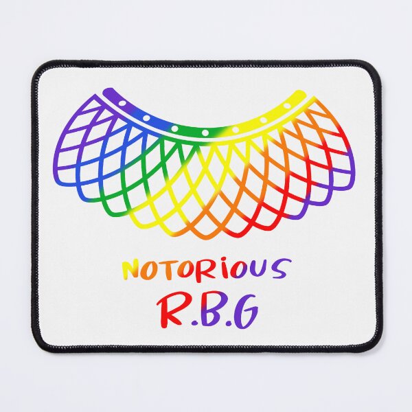Item preview, Notorious RBG Rainbow Collar designed and sold by VWSArt.