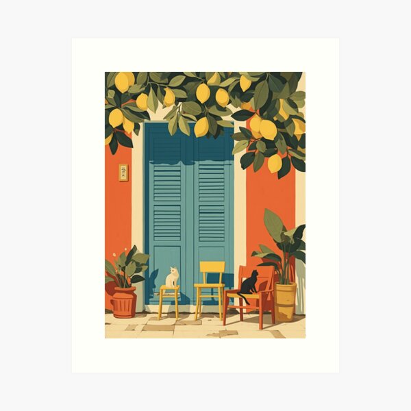 Item preview, Lemon Tree Cats & Chairs designed and sold by junkydotcom.