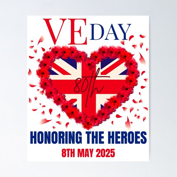 Item preview, V E day 80th anniversary 2025 V-E Day Victory in Europe designed and sold by Minimalismat.