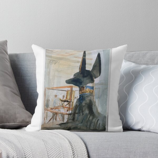 Item preview, Anubis observing tourists in the Cairo museum designed and sold by James Shand.